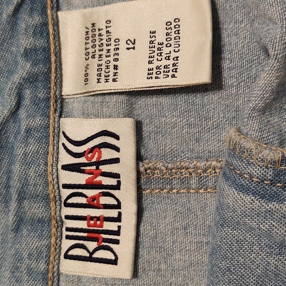 Bill Blass 90s Women's Denim Skirt - Picture 4 of 7